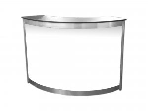OCTANORM CURVED COUNTER WHITE